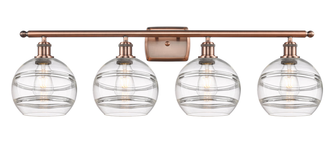 Innovations Lighting Rochester 8" Bath Vanity Light - Antique Copper Vanity Lights Innovations Lighting   