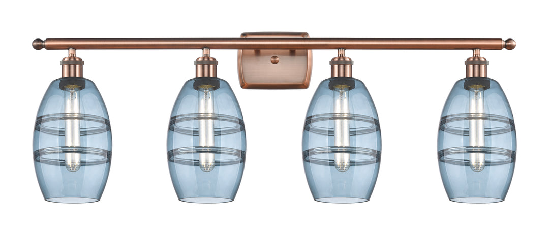 Innovations Lighting Vaz 6" Bath Vanity Light - Antique Copper Vanity Lights Innovations Lighting   