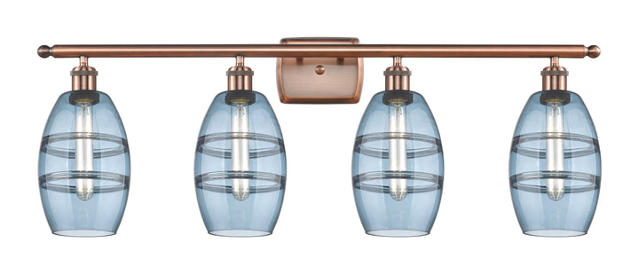 Innovations Lighting Vaz 6" Bath Vanity Light - Antique Copper Vanity Lights Innovations Lighting   