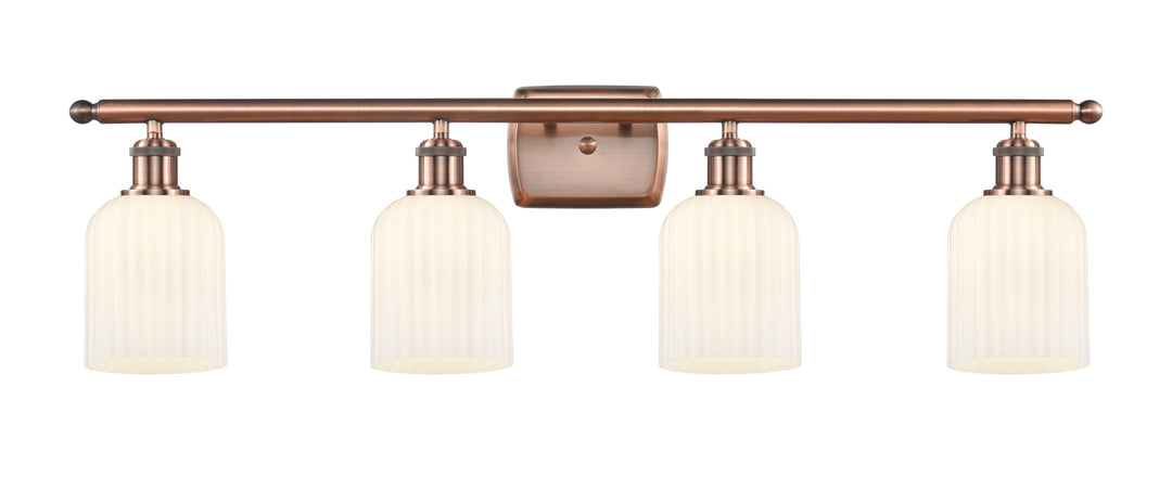 Innovations Lighting Bridal Veil 5" Bath Vanity Light - Antique Copper Vanity Lights Innovations Lighting   