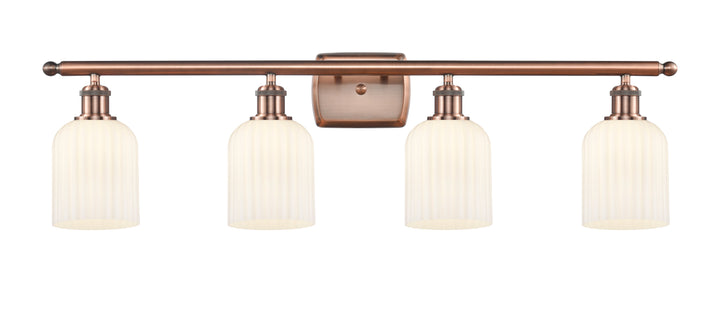 Innovations Lighting Bridal Veil 5" Bath Vanity Light - Antique Copper Vanity Lights Innovations Lighting   