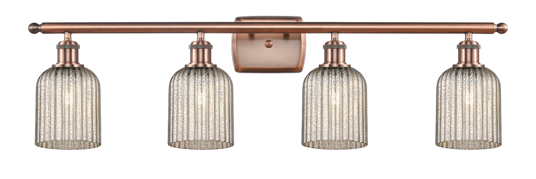 Innovations Lighting Bridal Veil 5" Bath Vanity Light - Antique Copper Vanity Lights Innovations Lighting   