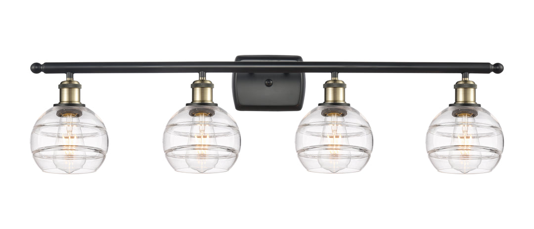 Innovations Lighting Rochester 6" Bath Vanity Light - Black Antique Brass