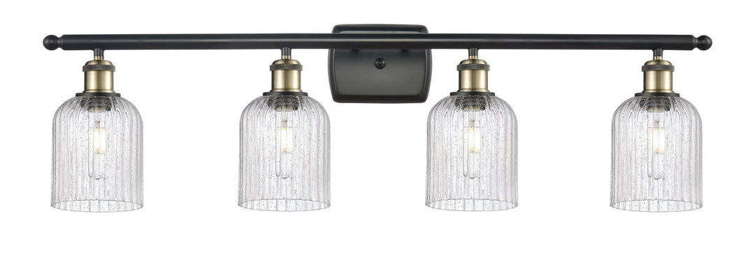 Innovations Lighting Bridal Veil 5" Bath Vanity Light - Black Antique Brass Vanity Lights Innovations Lighting   