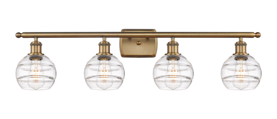 Innovations Lighting Rochester 6" Bath Vanity Light - Brushed Brass Vanity Lights Innovations Lighting   