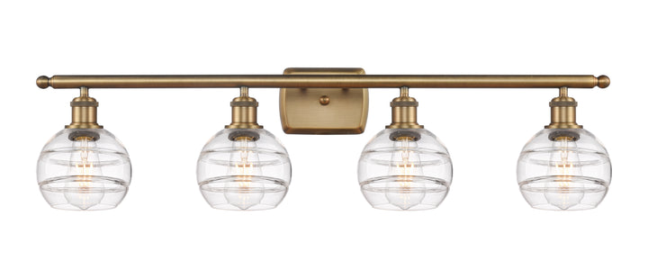 Innovations Lighting Rochester 6" Bath Vanity Light - Brushed Brass Vanity Lights Innovations Lighting   