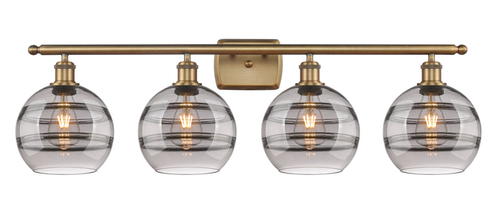 Innovations Lighting Rochester 8" Bath Vanity Light - Brushed Brass Vanity Lights Innovations Lighting   