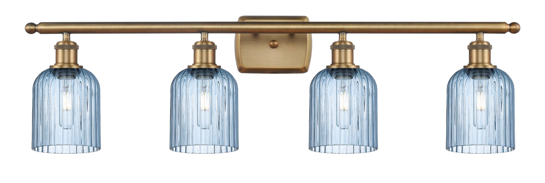 Innovations Lighting Bridal Veil 5" Bath Vanity Light - Brushed Brass Vanity Lights Innovations Lighting   