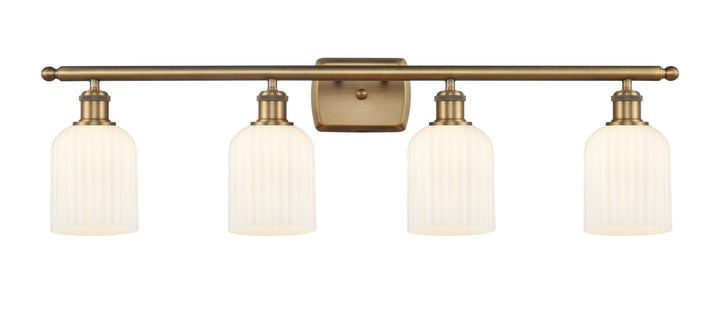 Innovations Lighting Bridal Veil 5" Bath Vanity Light - Brushed Brass Vanity Lights Innovations Lighting   