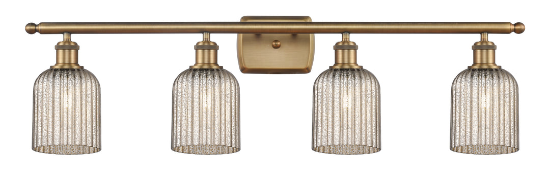 Innovations Lighting Bridal Veil 5" Bath Vanity Light - Brushed Brass Vanity Lights Innovations Lighting   