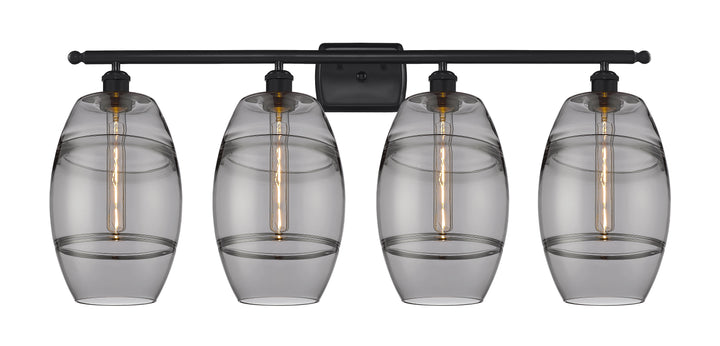 Innovations Lighting Vaz 8" Bath Vanity Light - Matte Black Vanity Lights Innovations Lighting   