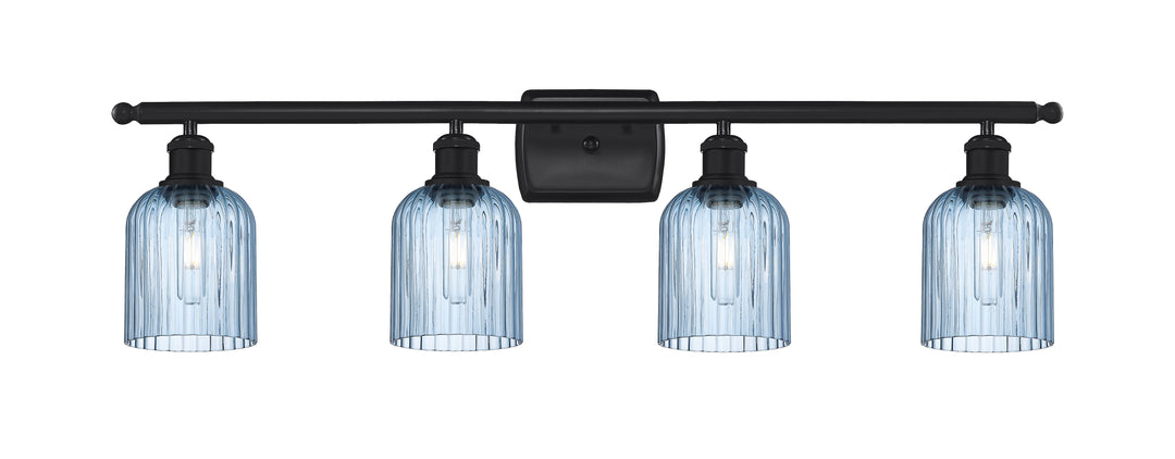 Innovations Lighting Bridal Veil 5" Bath Vanity Light - Matte Black Vanity Lights Innovations Lighting   