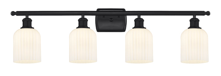 Innovations Lighting Bridal Veil 5" Bath Vanity Light - Matte Black Vanity Lights Innovations Lighting   