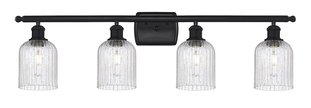 Innovations Lighting Bridal Veil 5" Bath Vanity Light - Matte Black Vanity Lights Innovations Lighting   