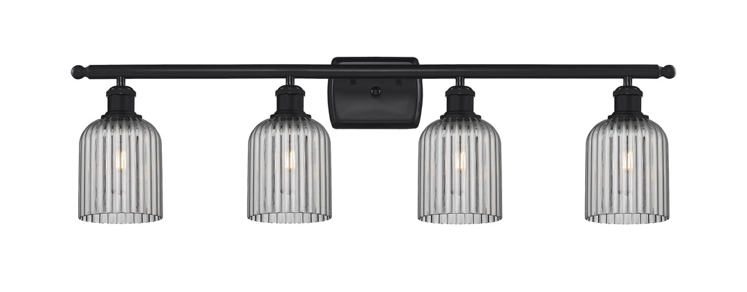 Innovations Lighting Bridal Veil 5" Bath Vanity Light - Matte Black Vanity Lights Innovations Lighting   