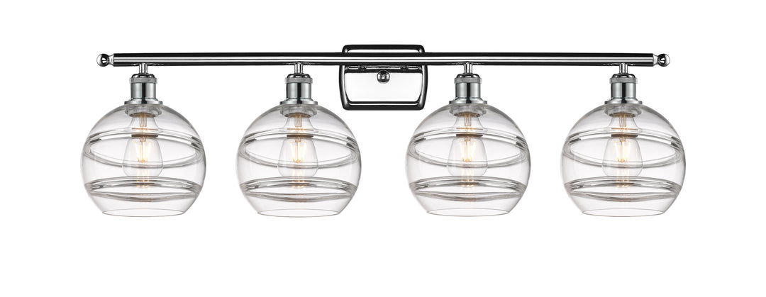 Innovations Lighting Rochester 8" Bath Vanity Light - Polished Chrome Vanity Lights Innovations Lighting   