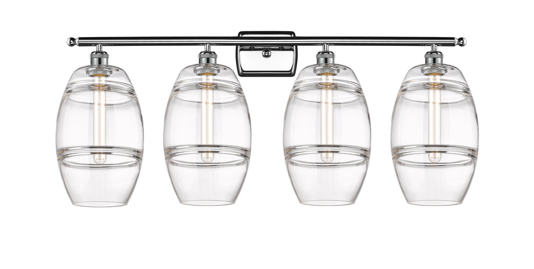 Innovations Lighting Vaz 8" Bath Vanity Light - Polished Chrome Vanity Lights Innovations Lighting Clear ; Glass Type: Clear  