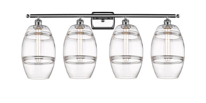 Innovations Lighting Vaz 8" Bath Vanity Light - Polished Chrome Vanity Lights Innovations Lighting Clear ; Glass Type: Clear  