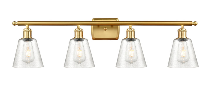 Innovations Lighting Caton 6" Bath Vanity Light - Satin Gold Vanity Lights Innovations Lighting Frosted ; Glass Type: Frosted  