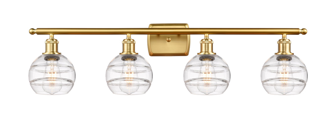 Innovations Lighting Rochester 6" Bath Vanity Light - Satin Gold Vanity Lights Innovations Lighting   