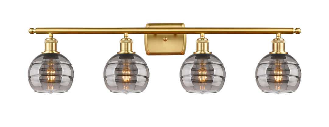 Innovations Lighting Rochester 6" Bath Vanity Light - Satin Gold Vanity Lights Innovations Lighting   