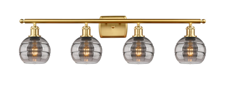 Innovations Lighting Rochester 6" Bath Vanity Light - Satin Gold Vanity Lights Innovations Lighting   