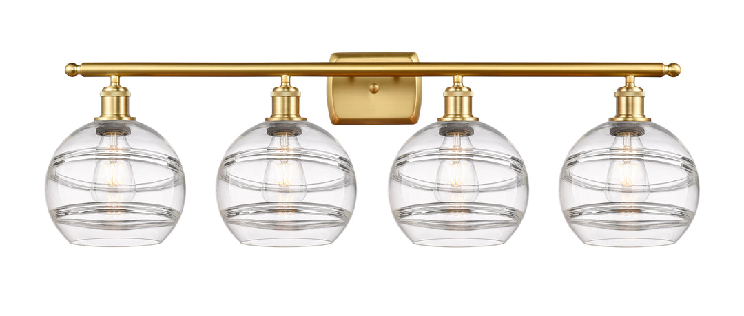 Innovations Lighting Rochester 8" Bath Vanity Light - Satin Gold Vanity Lights Innovations Lighting   