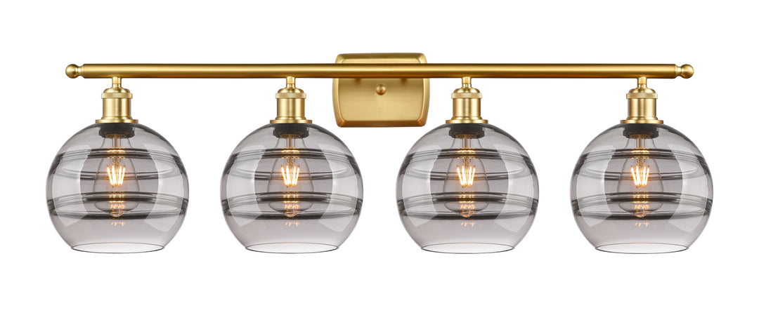 Innovations Lighting Rochester 8" Bath Vanity Light - Satin Gold Vanity Lights Innovations Lighting   