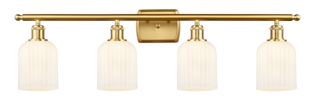 Innovations Lighting Bridal Veil 5" Bath Vanity Light - Satin Gold Vanity Lights Innovations Lighting   