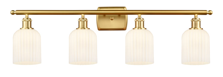 Innovations Lighting Bridal Veil 5" Bath Vanity Light - Satin Gold Vanity Lights Innovations Lighting   