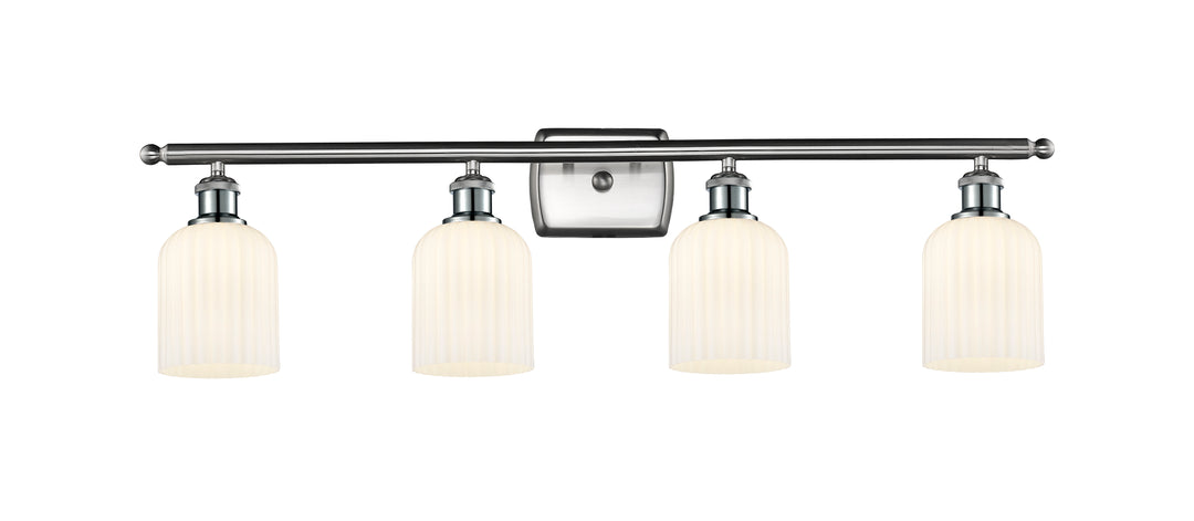 Innovations Lighting Bridal Veil 5" Bath Vanity Light - Brushed Satin Nickel Vanity Lights Innovations Lighting   