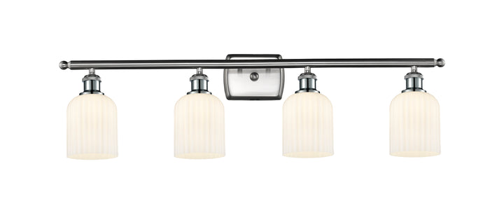 Innovations Lighting Bridal Veil 5" Bath Vanity Light - Brushed Satin Nickel Vanity Lights Innovations Lighting   