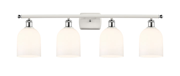 Innovations Lighting Bella 6" Bath Vanity Light - White Polished Chrome Vanity Lights Innovations Lighting White ; Glass Type: White  