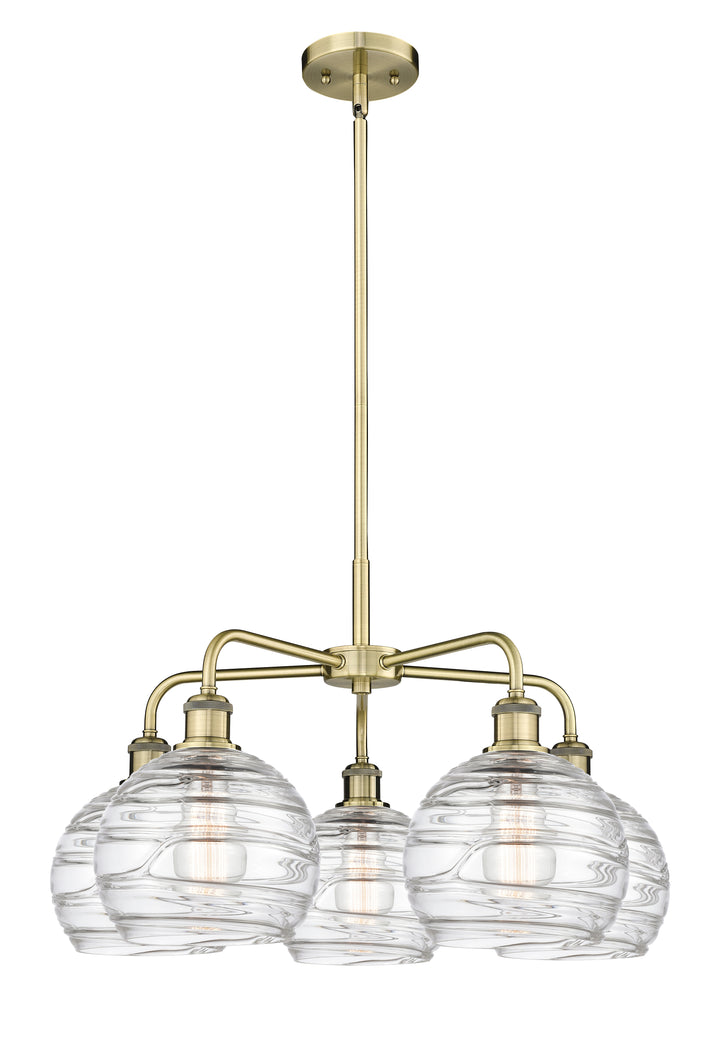 Innovations Lighting Athens Deco Swirl 8" Chandelier