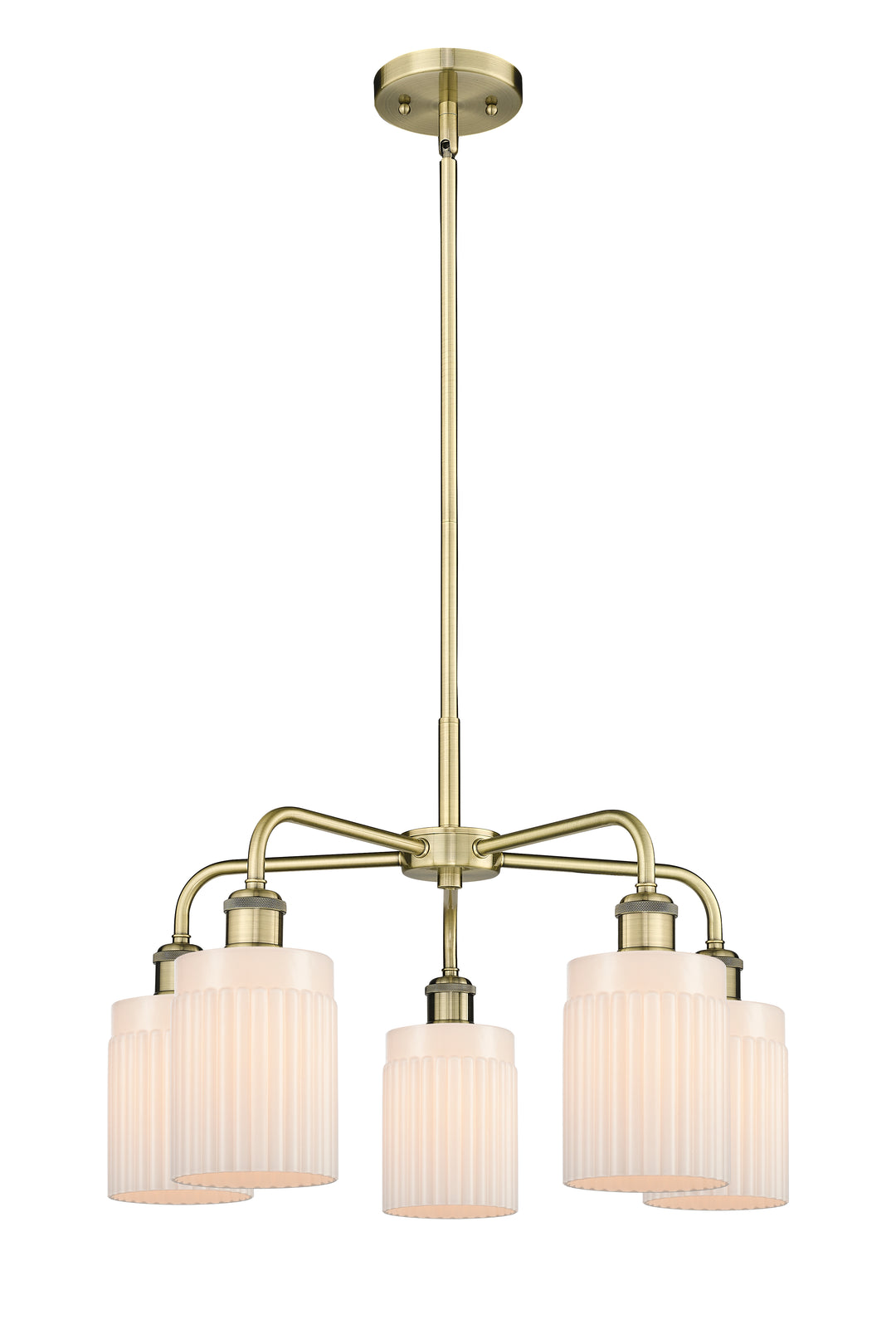 Innovations Lighting Hadley 5" Chandelier - Antique Brass