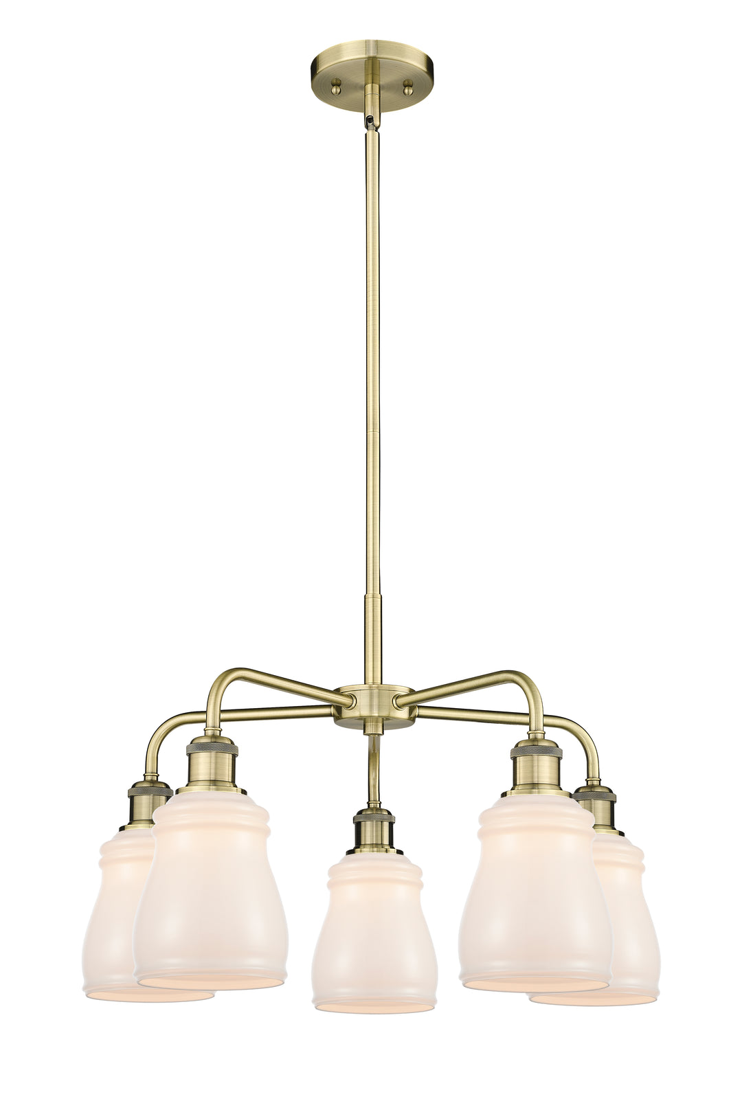 Innovations Lighting Ellery 5" Chandelier - Antique Brass