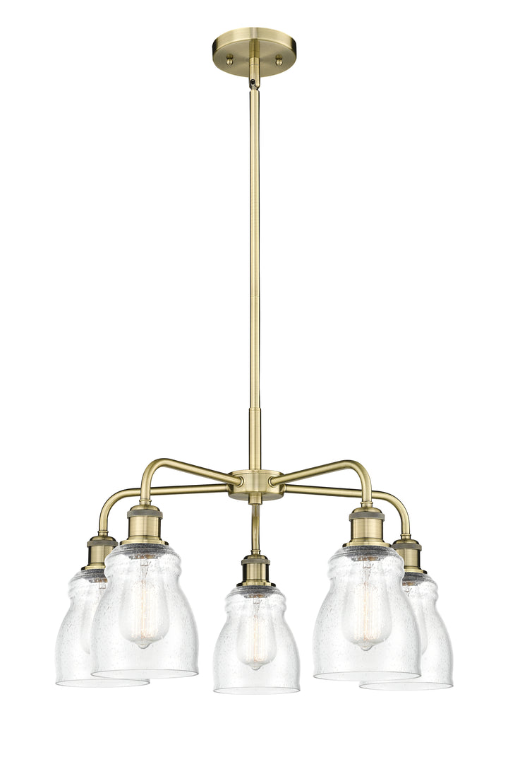 Innovations Lighting Ellery 5" Chandelier - Antique Brass