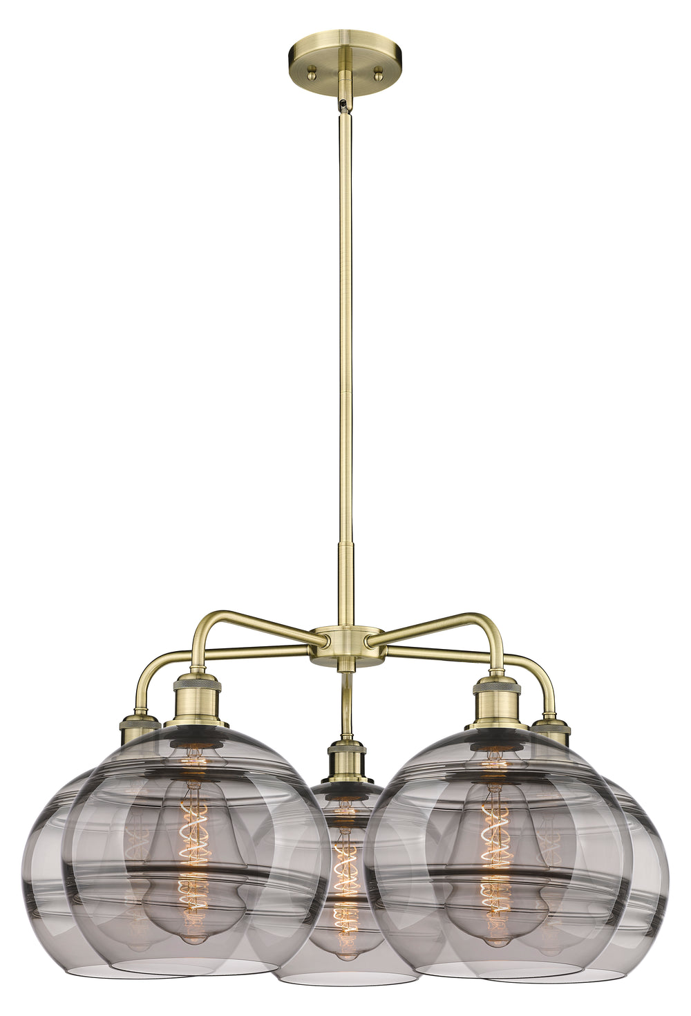 Innovations Lighting Rochester 10" Chandelier - Antique Brass