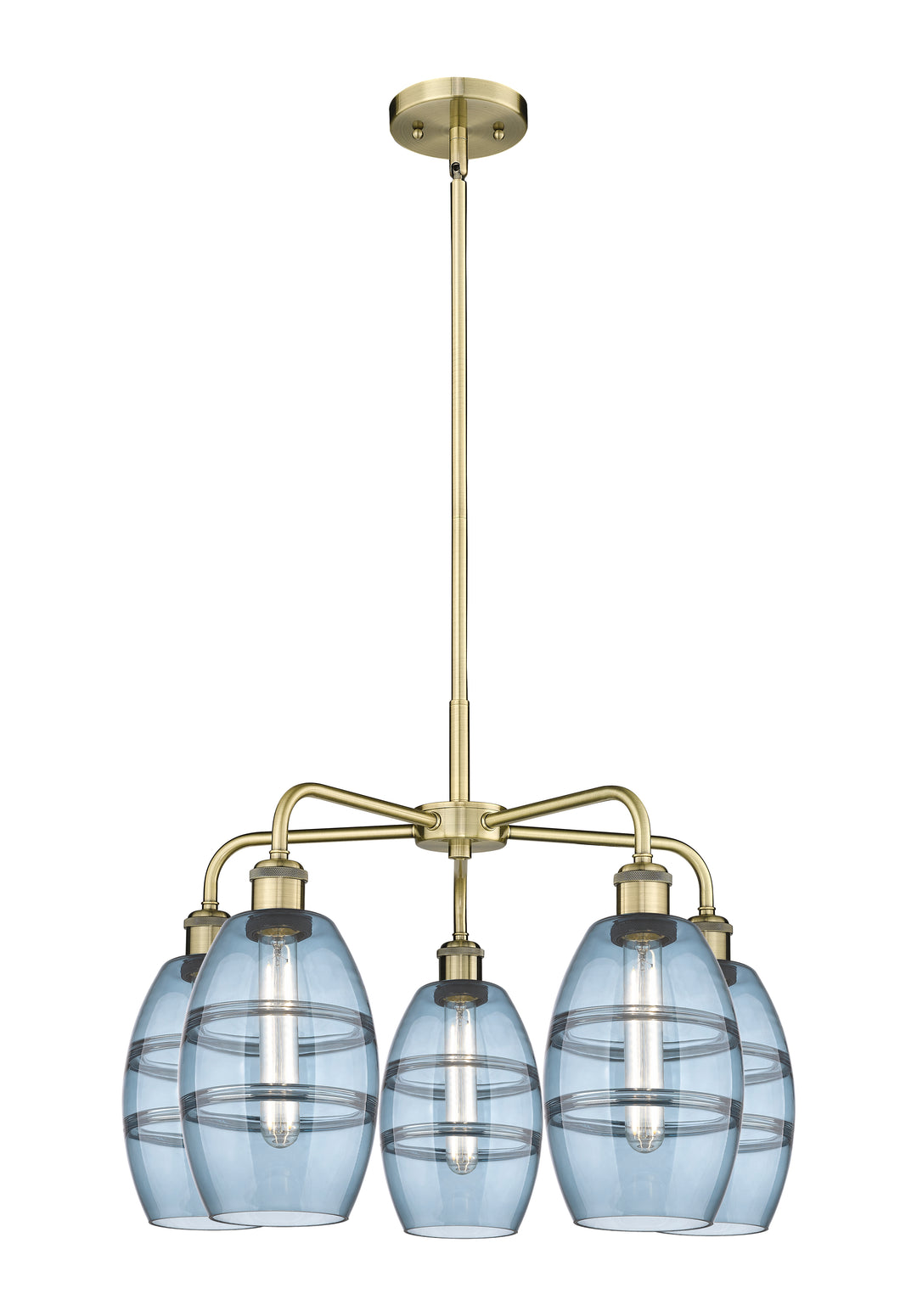 Innovations Lighting Vaz 6" Chandelier - Antique Brass