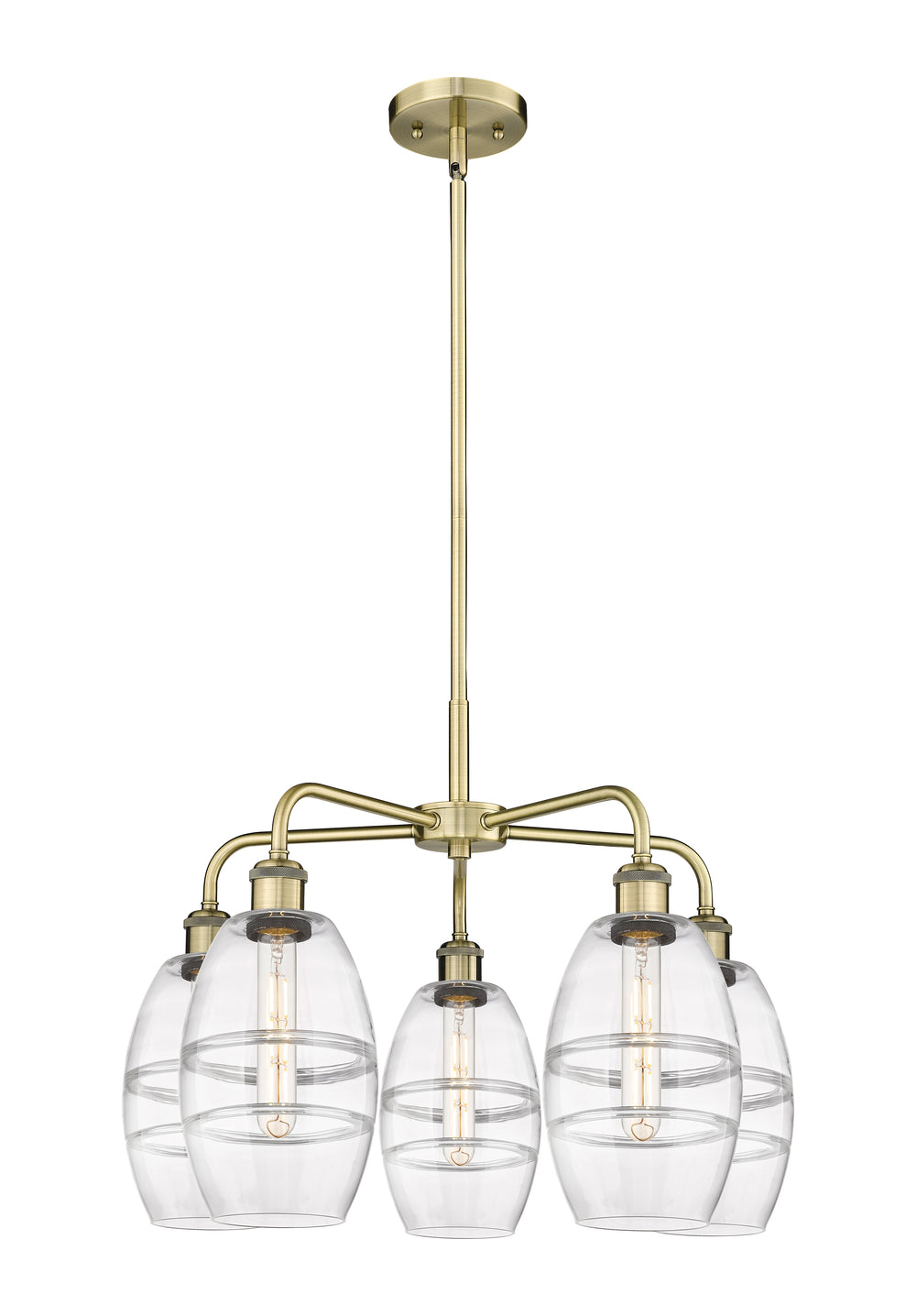 Innovations Lighting Vaz 6" Chandelier - Antique Brass