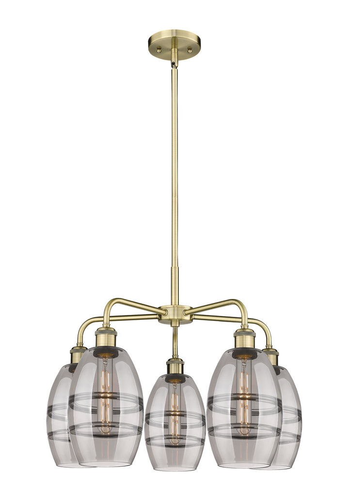 Innovations Lighting Vaz 6" Chandelier - Antique Brass