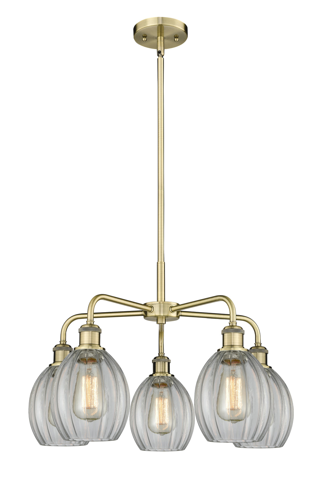 Innovations Lighting Eaton 5.5" Chandelier - Antique Brass