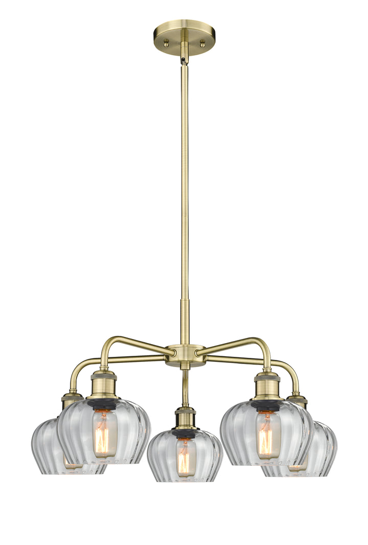 Innovations Lighting Fenton 6.5" Chandelier - Antique Brass