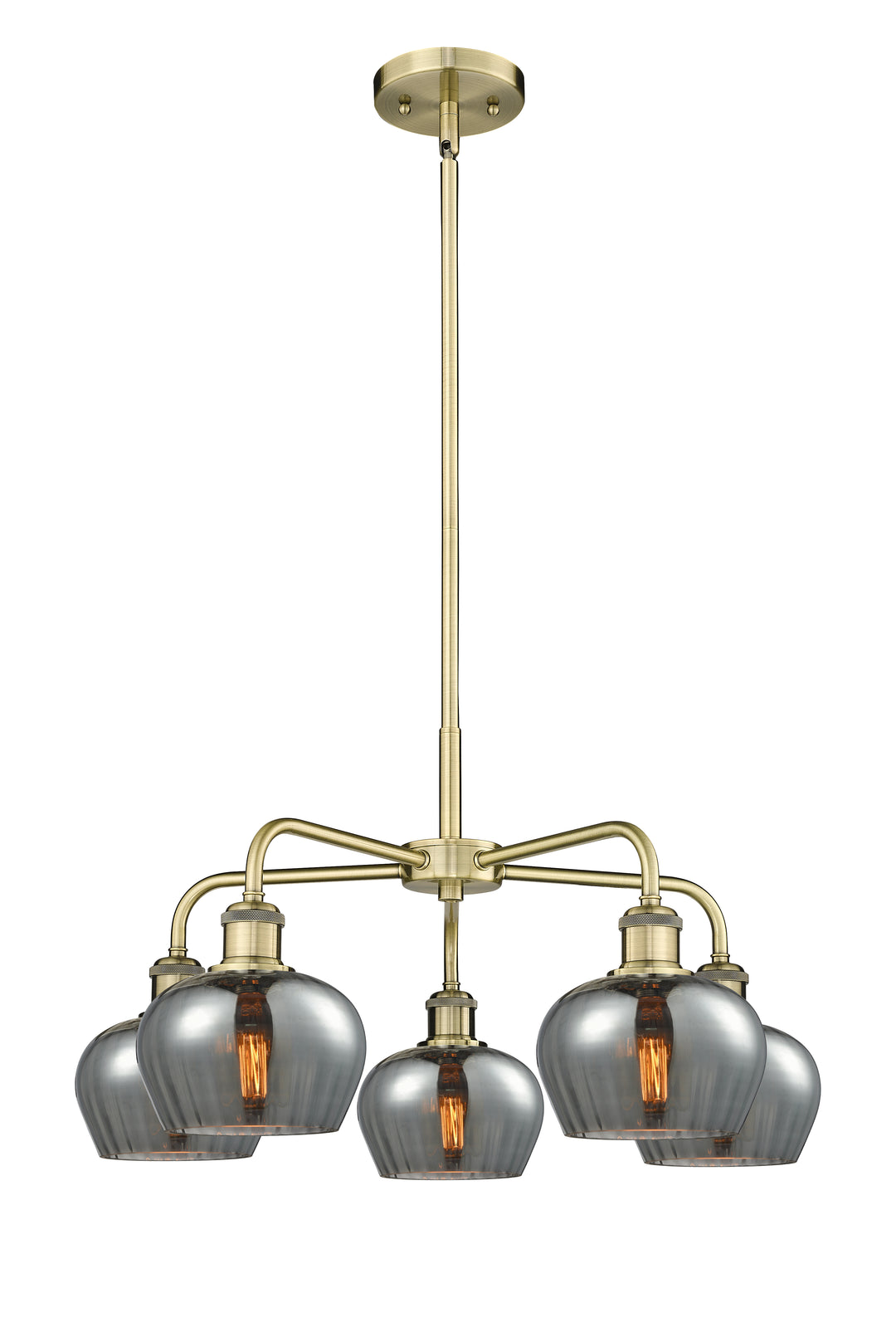 Innovations Lighting Fenton 6.5" Chandelier - Antique Brass