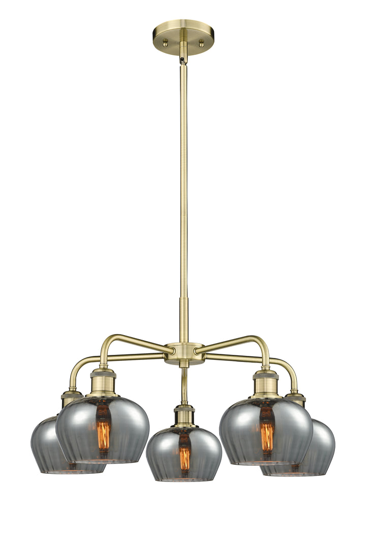 Innovations Lighting Fenton 6.5" Chandelier - Antique Brass