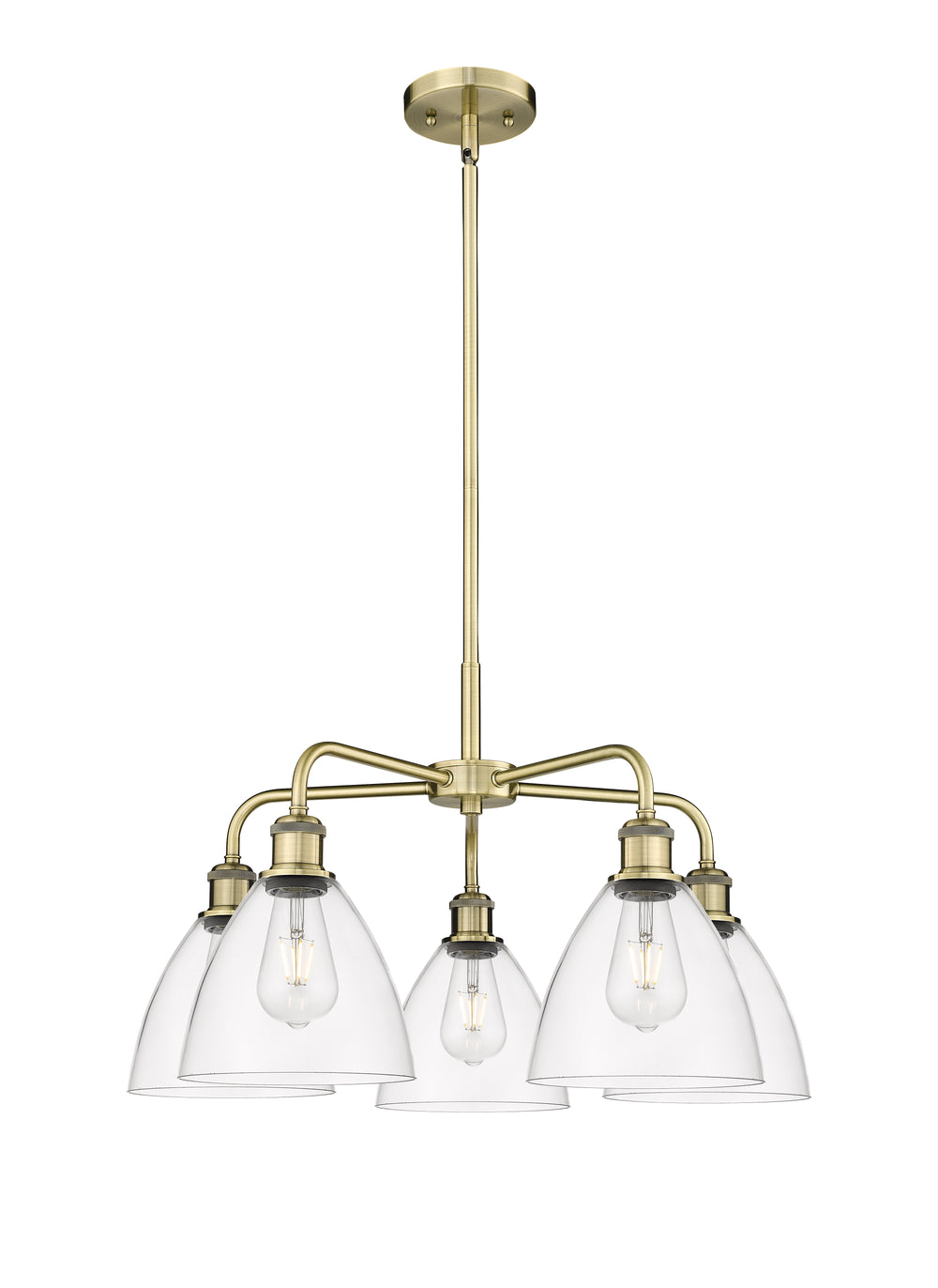 Innovations Lighting Bristol 7.5" Chandelier - Antique Brass