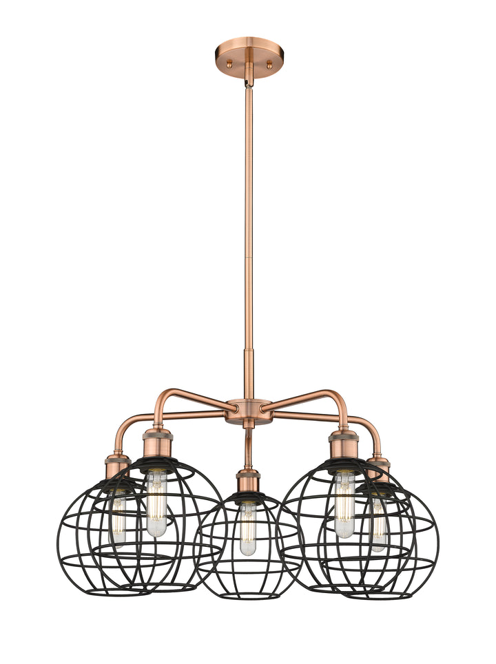 Innovations Lighting Lake Placid 8" Chandelier Chandeliers Innovations Lighting Antique Copper  