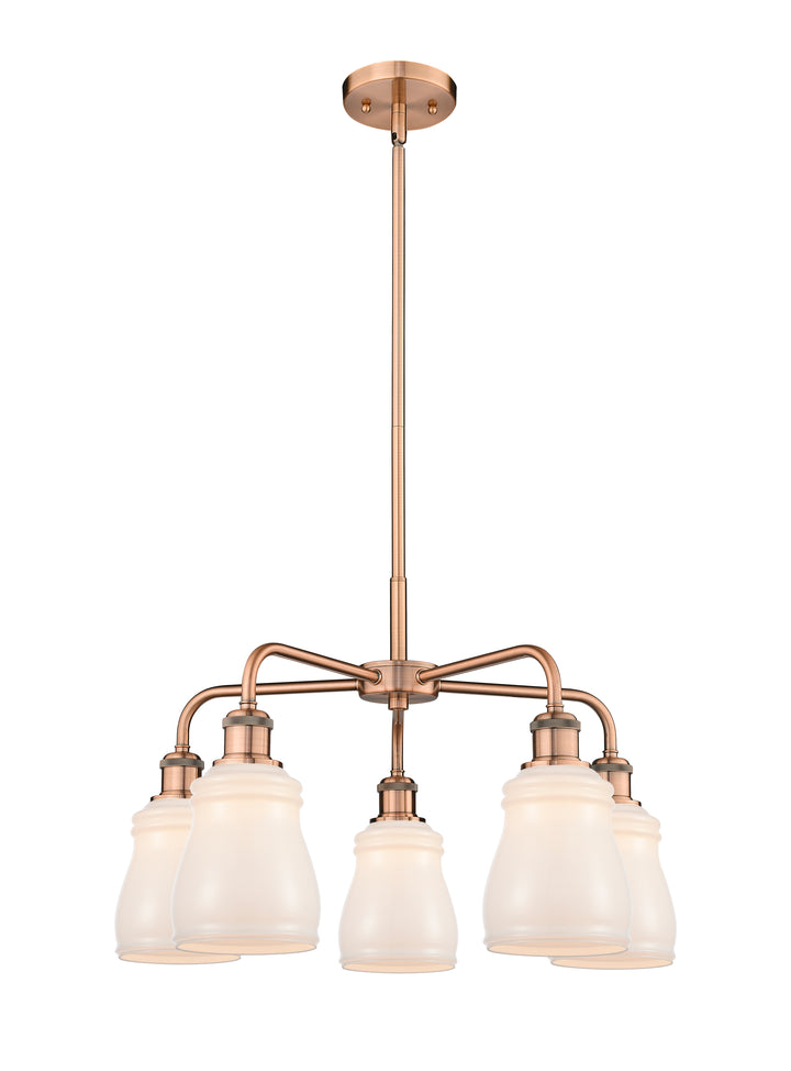 Innovations Lighting Ellery 5" Chandelier - Antique Copper