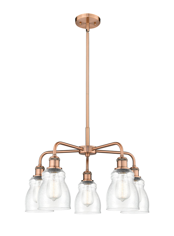 Innovations Lighting Ellery 5" Chandelier - Antique Copper