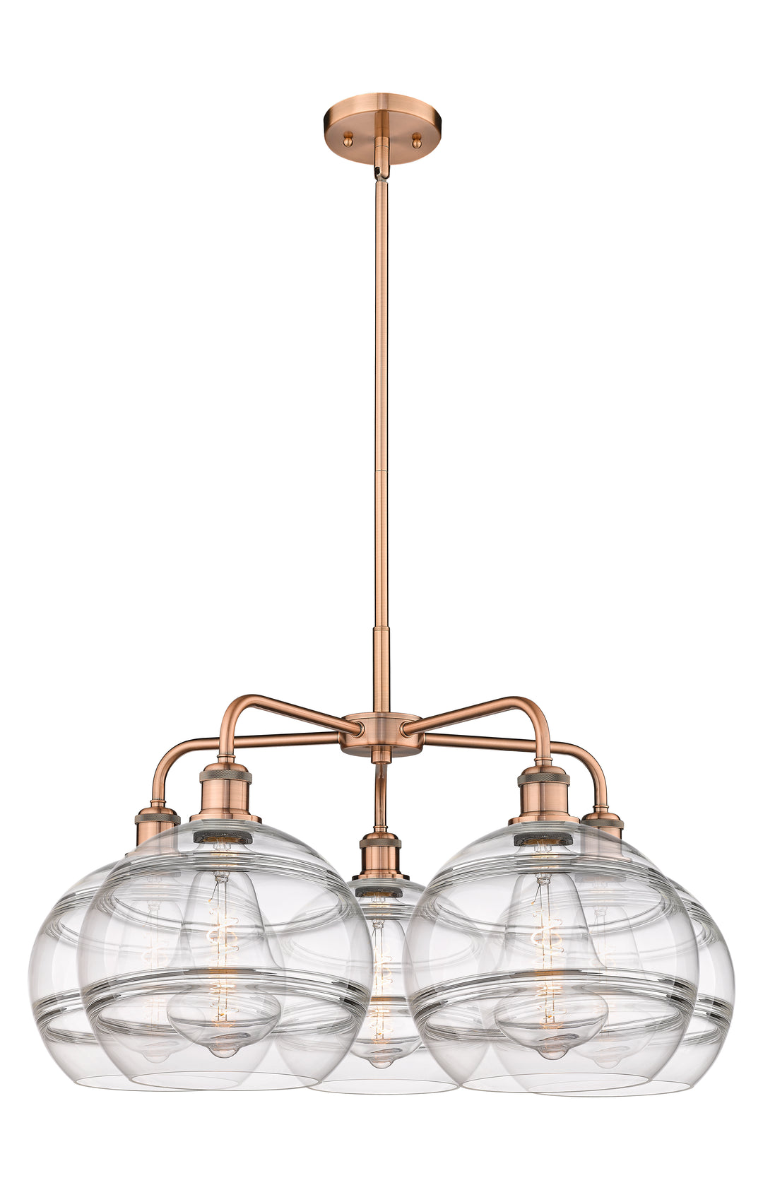 Innovations Lighting Rochester 10" Chandelier - Antique Copper